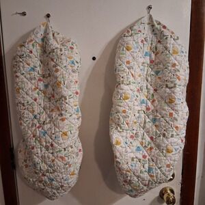 Land Of Nod Nature Trail Changer Cover‎ AOP EUC Lot Of 2